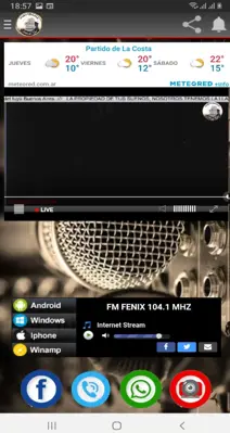 FM Fenix 104.1 android App screenshot 2